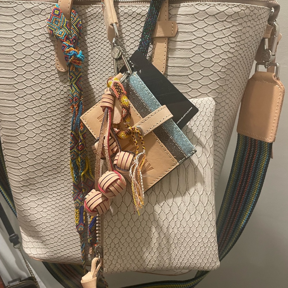 Consuela bag with wristlet wallet